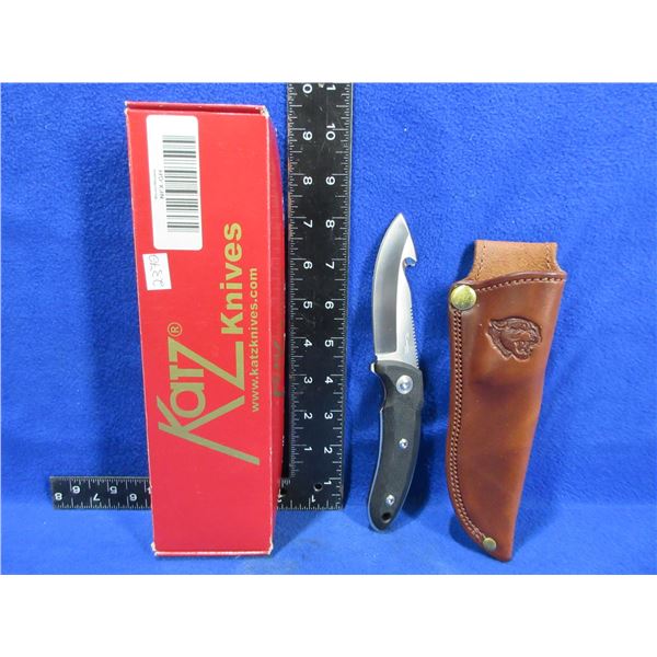 Katz Model NFX-GH Gut Hook Skinner Fixed Blade Knife