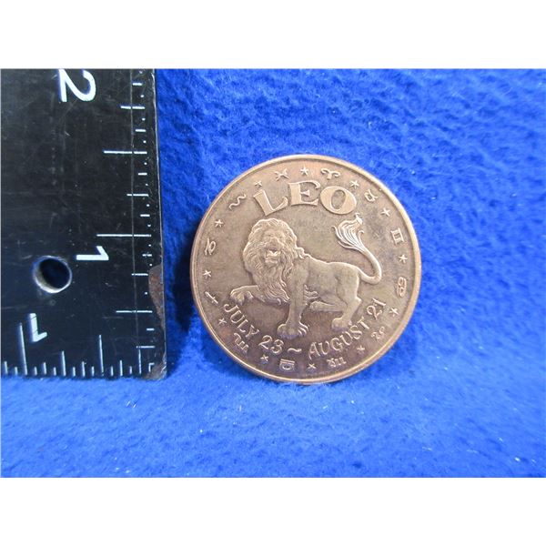 .999 Fine Copper One AVDP Ounce - Leo Coin