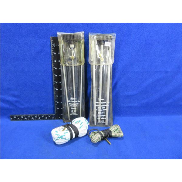 22 Cal. & Shotgun Cleaning Rods, 12 Ga & 30 Cal Pull Thrus
