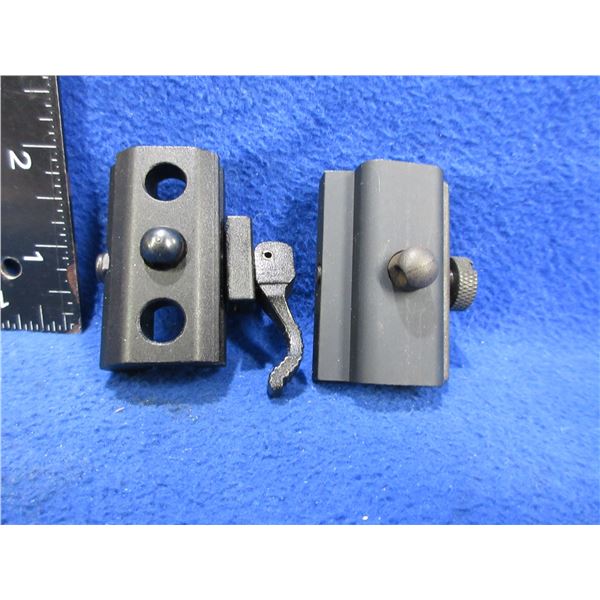 2 Bipod Adaptor Mounts for Picatinny Rail