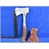 Image 1 : Vintage Estwing Hatchet with Tooled No. 1 Leather Sheath