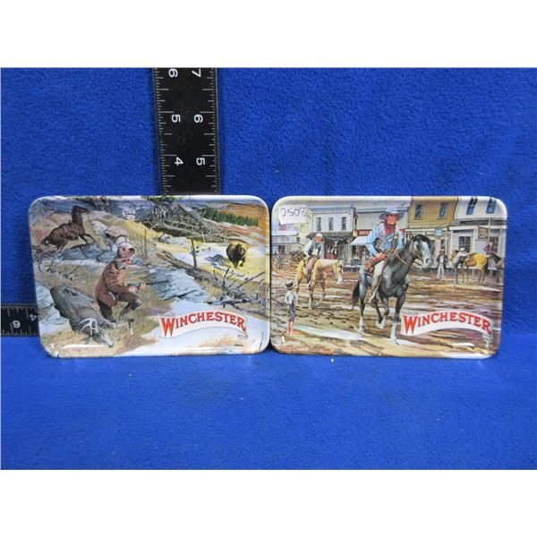 2 Winchester Plates - Mebel, Italy - 5 7/8" x 4 1/8"