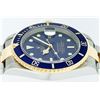 Image 9 : Rolex Mens 2 Tone Stainless Steel and Yellow Gold Blue Dial Oyster Band 40mm Sub