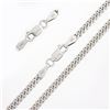 Image 6 : NEW Unisex Solid 14k White Gold 2.8mm Miami Cuban Curb Link 22" Chain Necklace