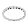 Image 6 : 14k White Gold 0.17 ctw Round Diamond Square & Marquise Milgrain Frames Band Rin