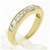 Image 9 : NEW 18k Yellow Gold 1.75 ctw French Cut Channel Diamond Stack Wedding Band Ring