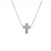 Image 2 : 14kt WG Diamond Cross