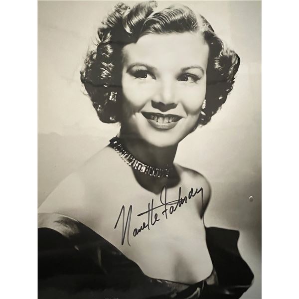 Nanette Fabray signed photo