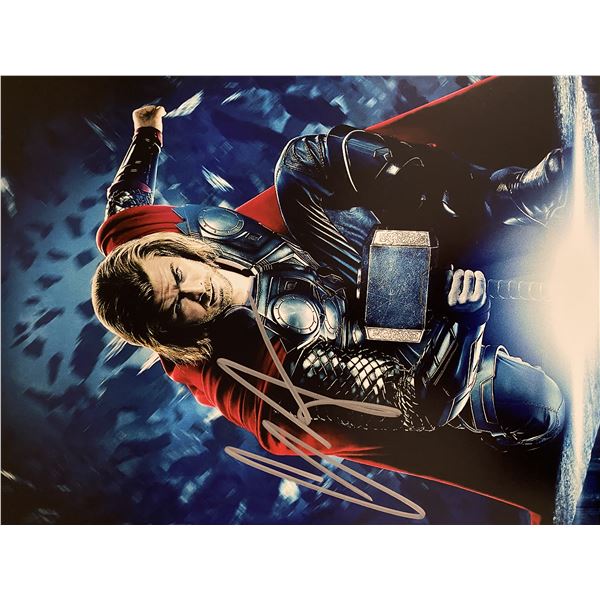 Thor Chris Hemsworth signed movie photo