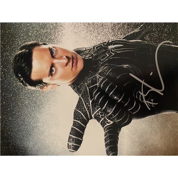 Spiderman Tobey Maguire signed movie photo