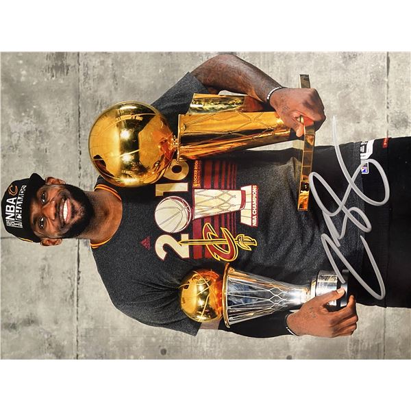 LeBron James signed photo