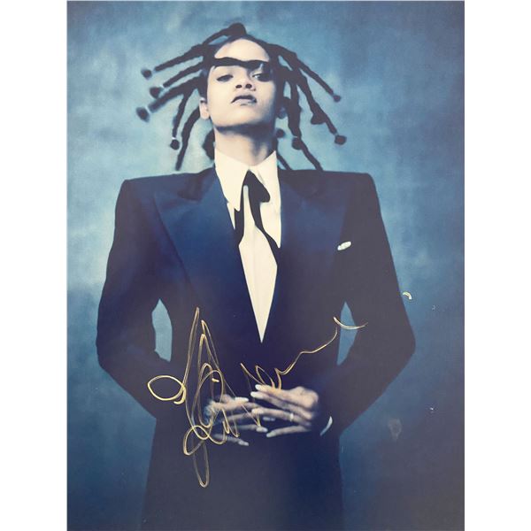 Rihanna signed photo