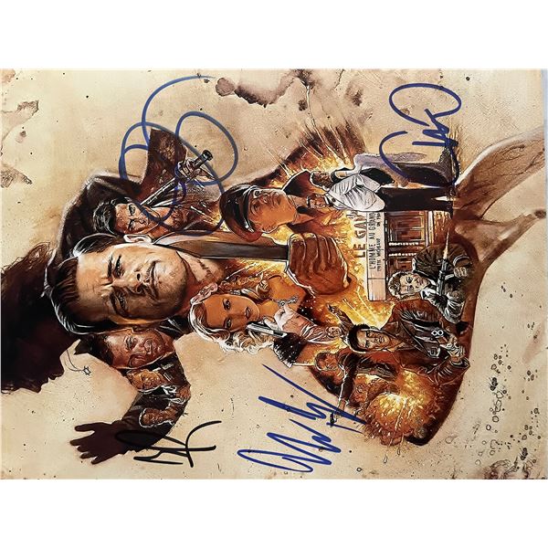 Inglourious Basterds cast signed movie photo