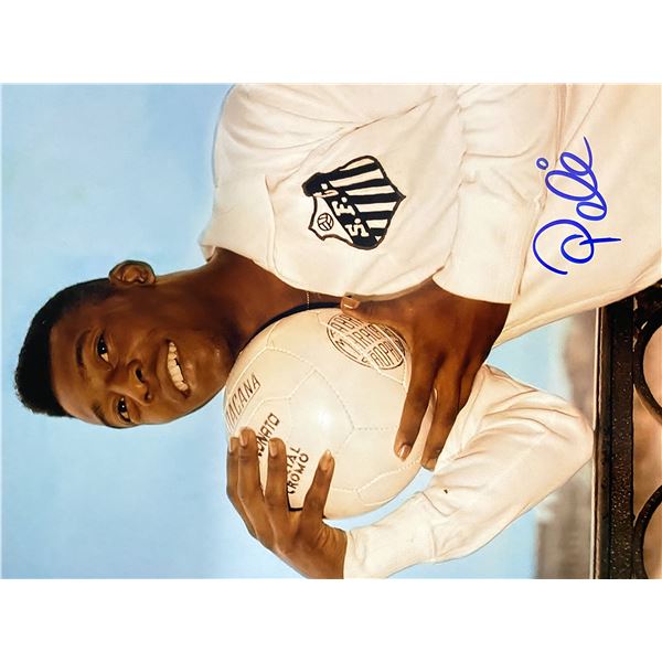 Soccer legend Pele signed photo