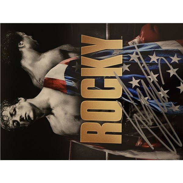 Rocky Sylvester Stallone signed movie photo