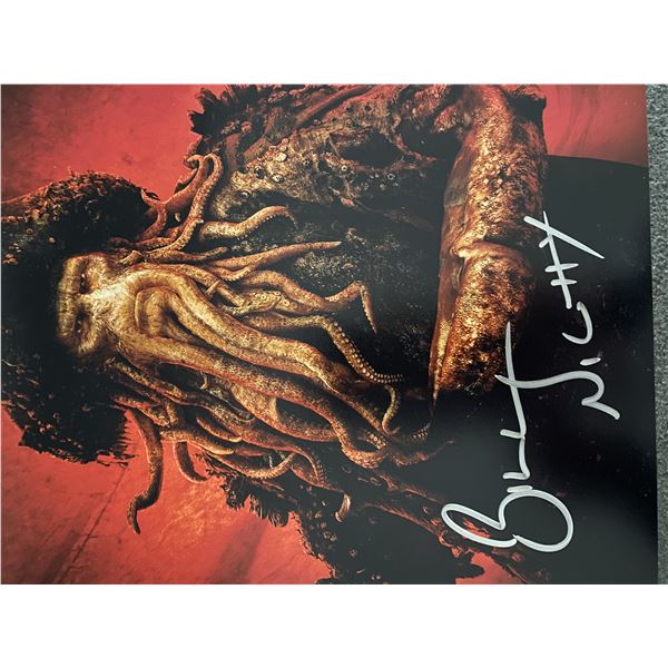 Pirates of the Caribbean Bill Nighy signed movie photo