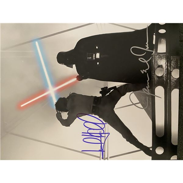 Star Wars cast signed movie photo