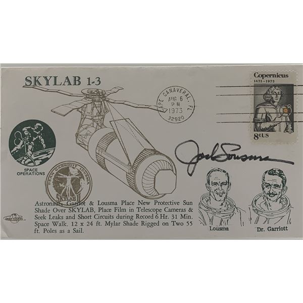 Astronaut Jack Lousma signed FDC