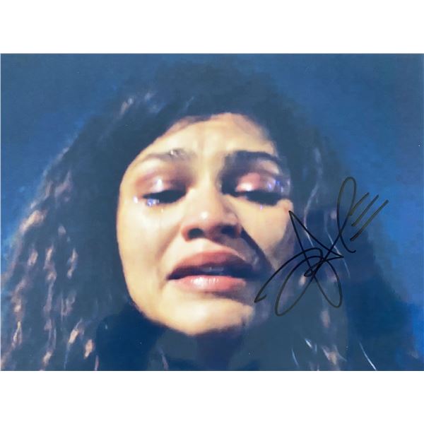 Euphoria Zendaya signed TV photo