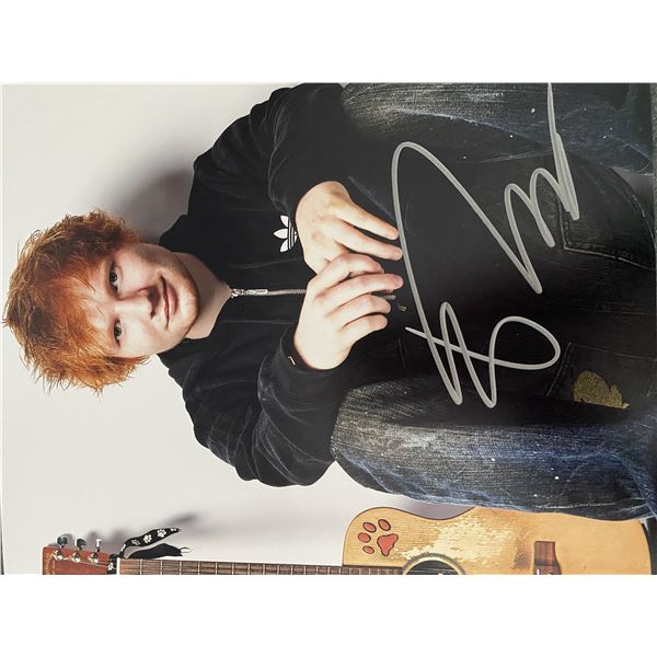 Ed Sheeran signed photo