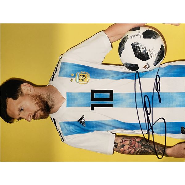 FC Barcelona Lionel Messi signed photo