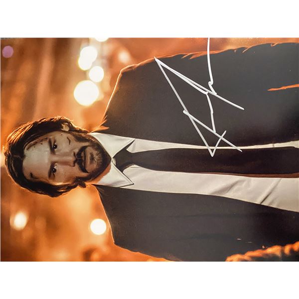 John Wick Keanu Reeves signed photo