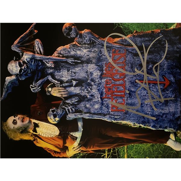 Beetlejuice Michael Keaton signed movie photo
