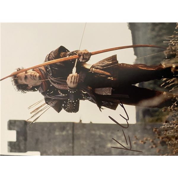 Robin Hood Kevin Costner signed movie photo