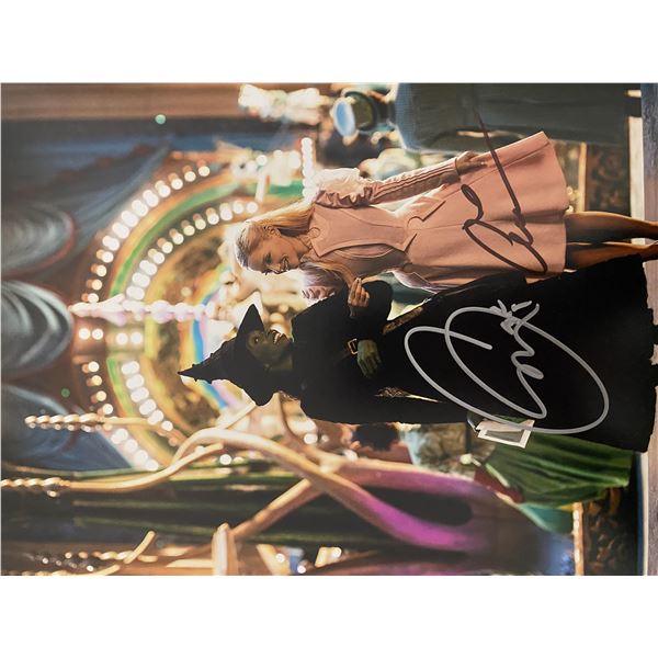 Wicked cast signed movie photo