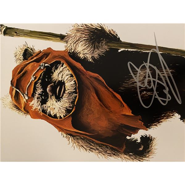 Star Wars Warwick Davis signed photo