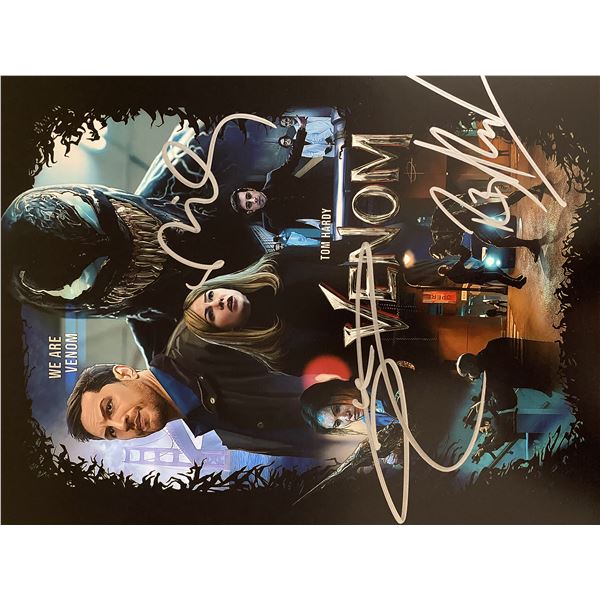 Venom cast signed movie photo