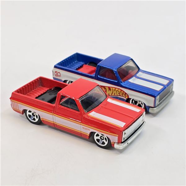 Hot Wheels Silverado Pair