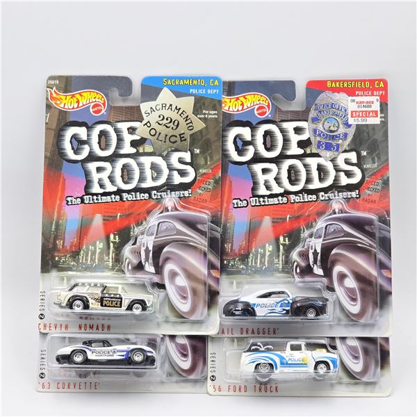Hot Wheels Cop Rods Lot