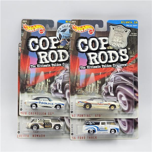 Hot Wheels Cop Rods Lot