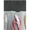 Image 2 : Set of 6 Multi-Color USB Type-C Braided Charging Cables