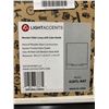 Image 3 : Lightaccents Model 628TL-NAT Wooden Table Lamp With Cube Shade