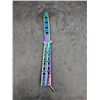 Image 1 : Butterfly Trainer Knife with Multi-Color Design