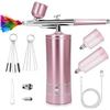 Image 1 : Airbrush Kit with Compressor, Air Brush Gun Rechargeable Portable High Pressure Air Brushes with 0.3