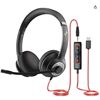 Image 1 : Jiamoshi EH01 USB/3.5mm Headset With Inline Controls
