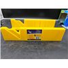 Image 1 : Tooltech 12-Inch (30 cm) Plastic Mitre Box with Saw Guide