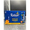 Image 1 : Rubicon Exotic Sparkling Mango Beverage, 355mL (12 Cans)