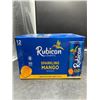 Image 1 : Rubicon Exotic Sparkling Mango Beverage, 12 Cans, 355 mL Each