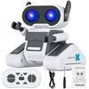 Image 1 : Winthai Robot Toys with Colorful LED, Remote Control Robot Toy with LED Eyes, Flexible Head & Arms, 