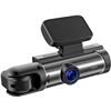 Image 1 : Car Video Recorder Three-Lens Car Recorder Car in Front inside of The Car HD Night Vision Wide-Angle