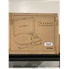 Image 2 : Victrola Vintage 3-Speed Bluetooth Suitcase Turntable with Speakers, Marsala