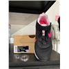 Image 2 : Nike Revolution 6 FlyEase Grade School Size 3Y Black and Pink Athletic Shoes