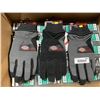 Image 1 : Dickies Performance Gloves Lined L/XL Size in Gray and Black Lot of 3