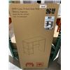 Image 2 : SHW Cyrus 35-Inch Desk With Shelves in Espresso Finish, Model OD-20A-E4C-S01