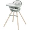 Image 1 : Maxi-Cosi Moa 8-in-1 High Chair, removable kitchen booster, converts to stool, table and chair, easy