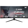 Image 1 : MSI Optix MAG342CQR 1500R Curvature 21:9 Aspect Ratio Narrow Bezel 1ms 3440×1440(UWQHD) 144Hz Refres
